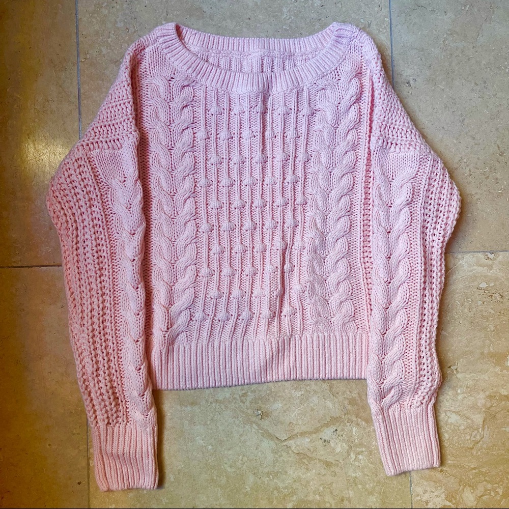 BCBG PINK SWEATER